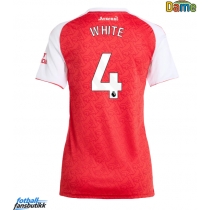 Arsenal Ben White #4 Hjemmedrakt Dame 2025-26 Kortermet